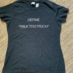 Women’s Black Graphic Tee